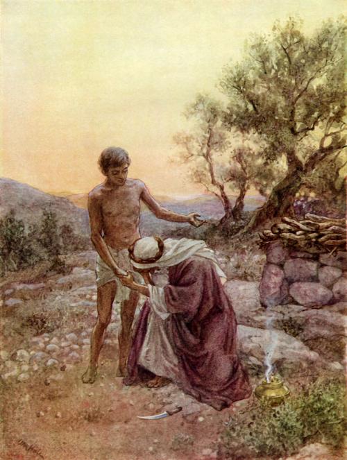 Abraham and Isaac (Abraham e Isaac) por William Hole