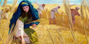 "Ruth in Boaz’s Field" (Rut en el campo de Booz) por Julius Schnorr von Carolsfeld