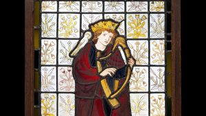 King David the Poet (Rey David, el poeta) por Sir Edward Burne-Jones
