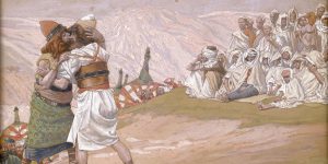 "The Meeting of Esau and Jacob" (La reunión de Esaú y Jacob) por James Tissot