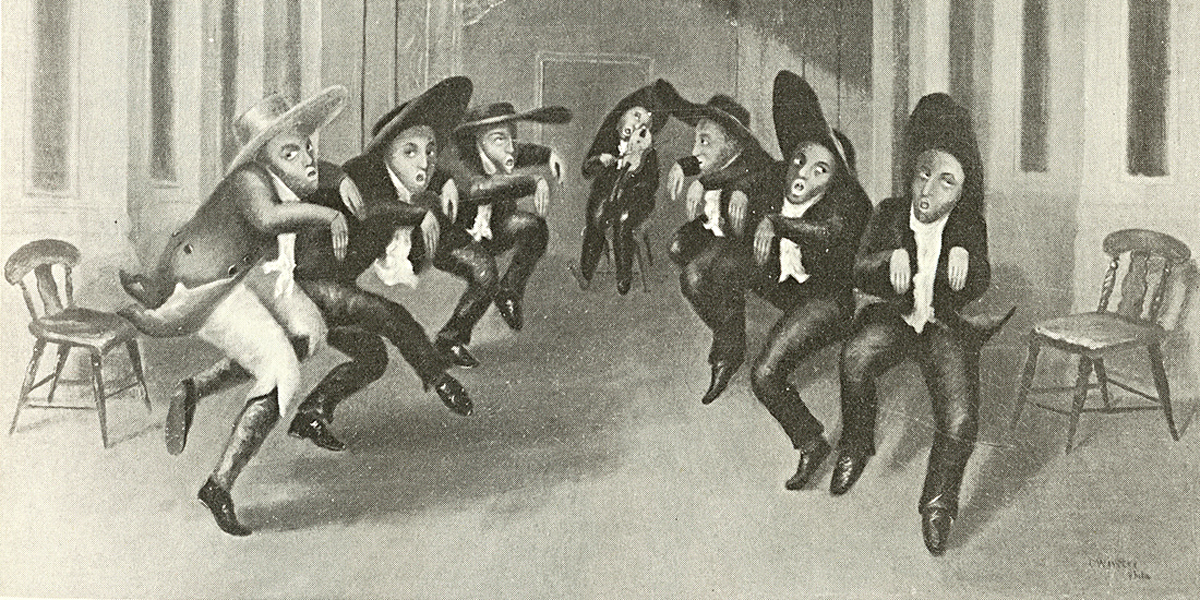 "Shakers dance" (Baile de los tembladores) vía Wikimedia Commons