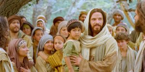 Jesús y los niños pequeños, vía lds.org