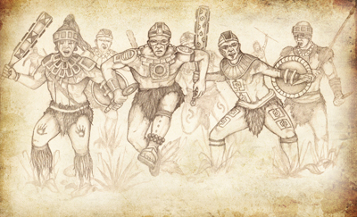 La vestimenta de guerra de los zoramitas y lamanitas era inferior a la armadura de los nefitas. Imagen de Jody Livingston