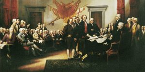 Firma de la Declaración de Independencia, por John Trumbull