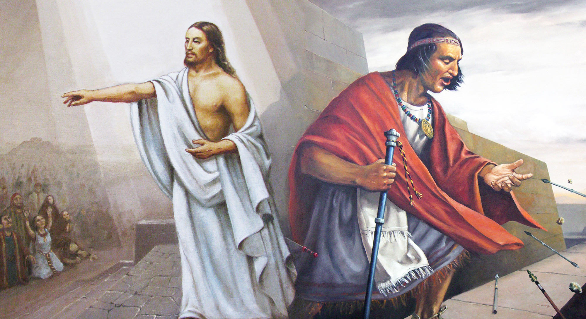 Composición "He aquí soy Jesucristo" y "Samuel en la muralla" por Jorge Cocco