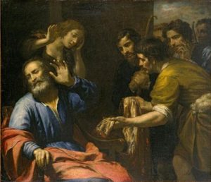 Joseph's Coat Brought to Jacob (La túnica de José llevada a Jacob) por Giovanni Andrea de Ferrari. Imagen vía Wikimedia Commons