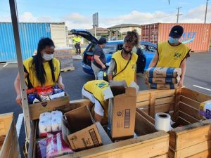 Ayuda humanitaria en Tonga