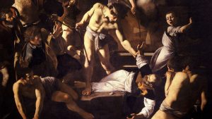 "El martirio de San Mateo" de Michelangelo Merisi